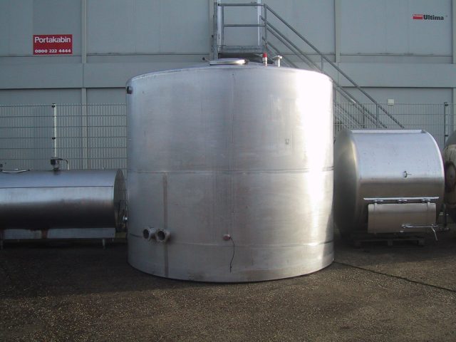 single stainless steel tank — Stork — 20000 L
