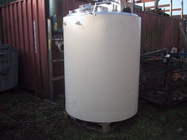 double walled stainless steel tank — Stork — 2000 L